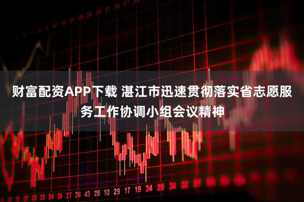 财富配资APP下载 湛江市迅速贯彻落实省志愿服务工作协调小组会议精神